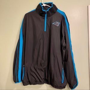 Exclusive Vintage Nike NFL Carolina Panthers Staff Game Sideline Zip Pullover XL
